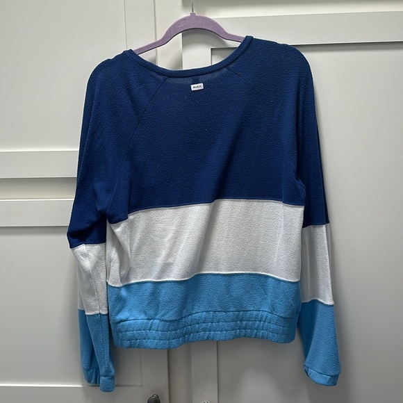 RVCA blue and white sweatshirt - Picture 2 of 3